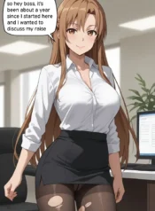 Asuna is Your Secretary, and She Wants a Raise. Office girl