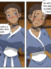 Avatar The Last Airbender: Aang and Katara
